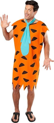 Rubie's Offizielles Fred Feuerstein Kostüm für Erwachsene, Herren Größe X-Large Halloween