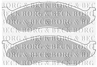 Borg & Beck BBP1794 Front Brake Pads To Fit Jeep Wrangler 93-07