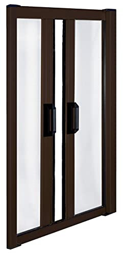 IRS Zanzariera Sottile avvolgibile Orizzontale ZO06132025017, Marrone, Misura 320x250 cm