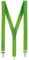 Boland - Hosenträger, verstellbar, elegant, 20er Jahre, Gatsby, Karneval, Halloween, Fasching, Mottoparty, Verkleidung, Theater, Accessoire, verde neon