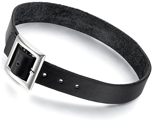 Cupimatch Choker Kette Damen Leder Halsband Schwarz Gotik Punk Lederband Choker Halsketten Verstellbaren