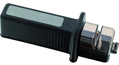 Stellar 2-Stage Carbide & Ceramic Portable Kitchen Knife Sharpener for Left or Right Handed Use
