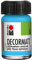Marabu 14010039090 - Decormatt Acryl Hellblau 090, 15 ml, samtmatte Acrylfarbe auf Wasserbasis, cremig und farbintensiv, speichelfest, wetterfest, zum freien Malen und Schablonieren