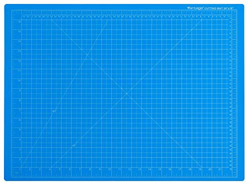 Dahle - 10692-12591 Vantage 10692 selbstheilende Schneidematte, 45,7 x 61 cm, 1,27 cm Raster, 5 Schichten für maximale Heilung, perfekt zum Basteln und Nähen, blau