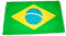 Fahne/Stockflagge Brasilien 30 x 45 cm Flagge