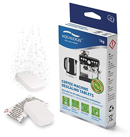 Lot de 24 tablettes détartrantes pour cafetières à capsules, machines à café à sachets, grains d'expresso