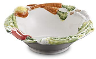 Bassano italienische Keramik Runde Gemüse- Salat- Schale 24x8