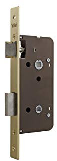 Yale Türdrücker Standard, 75170HL, Sicherheitsschloss, Schloss, Messing-finish, 20 Stück, Haus, Büro