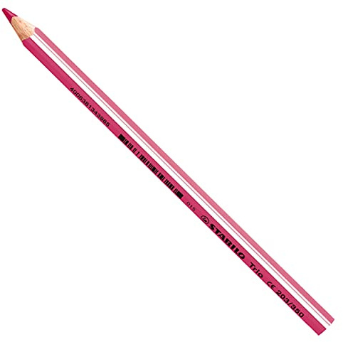 Dreikant-Buntstift - STABILO Trio dick - Einzelstift - rosa