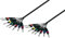 Adam Hall 3 Star Series 5 m 8 x 6,3 mm Klinkenstecker auf 8 x 6,3 mm Klinkenstecker