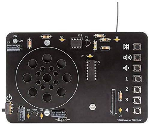 Velleman 840525 digital gesteuertes Ukw-Radio, Mini-Kit, MK194