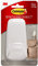 Command Jumbo Quartz Hook, Pack of 1 Hook and 2 Adhesive Strips, White - Damage Free Hanging - Holds up to 3.4kg