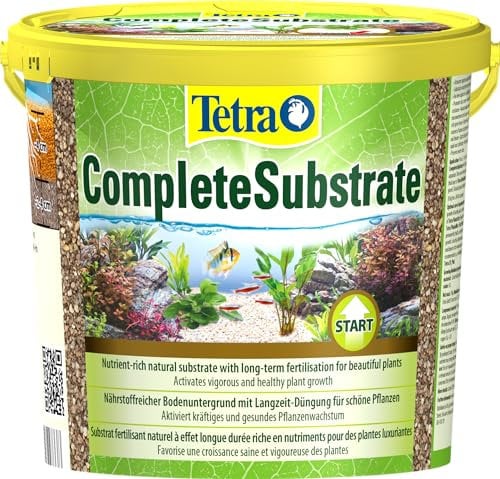 Tetra Complete Substrate - nährstoffreicher Bodengrund mit Langzeit-Dünger für gesunde Pflanzen, zur Neueinrichtung des Aquariums (Substratschicht unter dem Kies), 10 kg Eimer