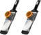 Fiskars Set de Râpes, 2 Pièces, Épais Et Fin, Métal/Plastique, Functional Form, 1014413, Noir/Orange