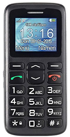 simvalley MOBILE Kinderhandy: Komfort-Handy XL-915 V2 mit Garantruf Premium (Rentner Handy, SOS, ohne Vertrag)