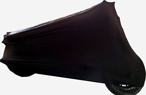 Car-e-Cover Motorradplane Motorrad Abdeckung Abdeckplane Perfect Stretch, elegant formanpassend Innen, passend für Harley Davidson Fatboy in DREI Farben
