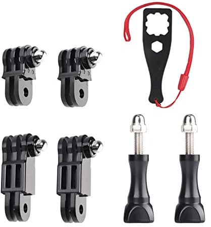 HSU Adjust Extension Arm Mount for GoPro, Same Direction Straight Joints Mount for Hero 13/12/11/10/9/8/7/6/5/4/3 and Other Action Cameras