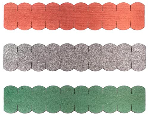 Manufaktur Martinshof Dachschindeln Rund (41 mm) - First (Grau) Dachschindeln, Minidachschindeln, Schindelstreifen, Biberschwanz, Dachdeckung, Schindeln