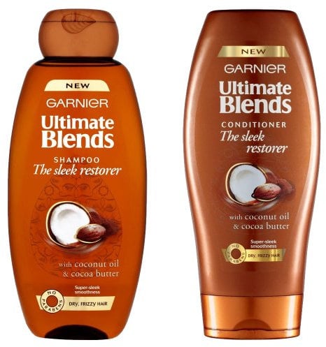 Garnier Ultimate Blends Shampoo 400 ML & Balsamo 400 ML THE Restauratore Elegante