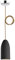 Buchenbusch urban design Betonlampe dark edition 7,5 x 16 cm, Deckenlampe einflammig, LED Pendelleuchte mit Textilkabel Gold, Hängelampe Esstisch Küche Wohnzimmer, Baldachin chrom