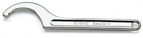 Beta 990040 Model 99 40-42 Hook Spanner with Square Nose for Ring Nut, Uni/iso 2982 2983, 40-42 mm Size