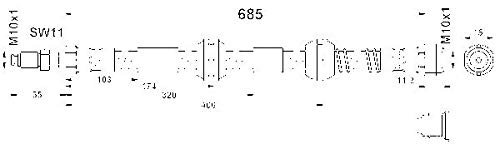 ATE 83616906853 Bremsschlauch