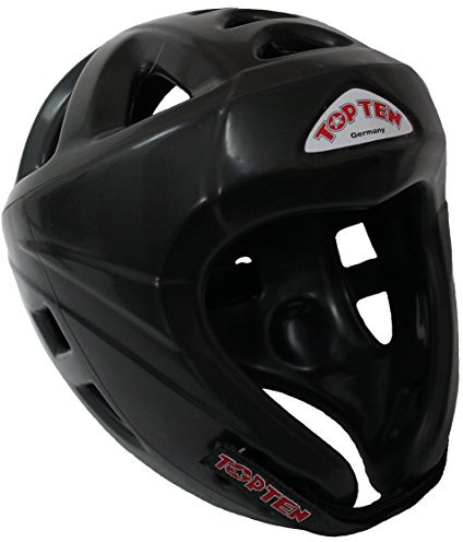 TOP TEN Kopfschutz Avantgarde, Schwarz, S