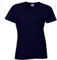 Gildan Ladies/Womens Heavy Cotton Missy Fit Short Sleeve T-Shirt (M) (Navy)