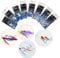 NGT Fishing Hook, 8 Packs Bass Mackerel Feathers Cod Lure, Sea Fishing Boat Tackle Rigs, Salt Water Resistant, Small and Light, Assorted Colors