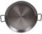 Garcima paellera de Acero Pulido, Gris, 70 cm, Pack de 2