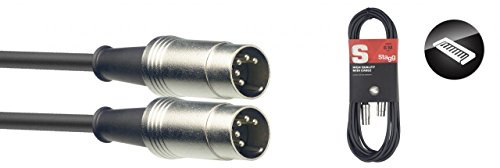 Stagg SMD6 6 m 4 Pin DIN Male connector MIDI Cable