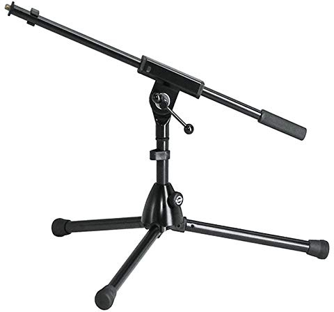 K & M Microphone Stand - very low level w/1 piece boom arm