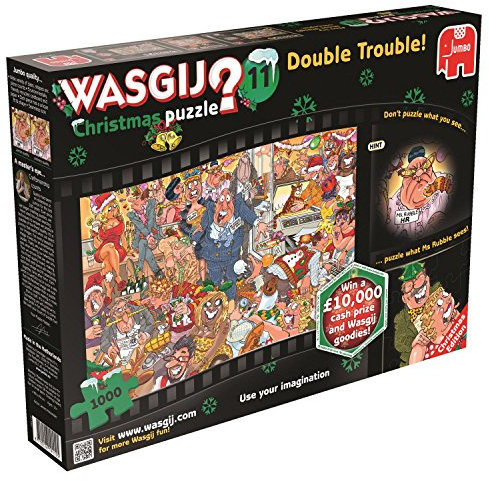 Jumbo Wasgij Christmas 11 Double Trouble Jigsaw Puzzle (1000-Piece)