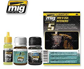 AMMO MIG-7434 WW II USA Innenräume, Mehrfarbig