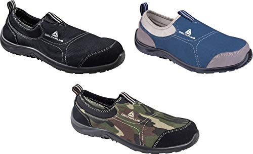 Delta plus calzado - Zapato poliéster algodón suela poliuretano talla 44 EU, gris azul