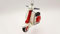 Hanco Scooter (rot/Weiss) Design 1572.10 - Christbaumschmuck aus Glas