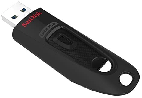 SanDisk Ultra USB 3.0 Flash- Laufwerk 16 GB (SecureAccess Software, Passwortschutz, Übertragungsgeschwindigkeit von bis zu 100 MB/s) Schwarz