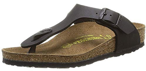 BIRKENSTOCK Kids Gizeh 846141, Unisex-Kinder Zehentrenner, Schwarz (Schwarz), 30 EU (11.5 UK)