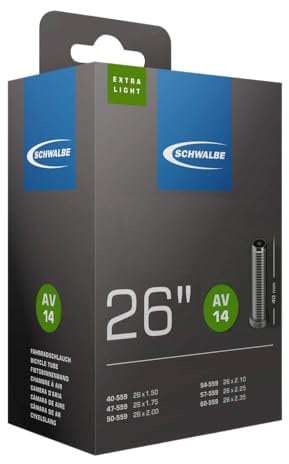 Ralf Bohle GmbH 318527 - fahrradschlauch, 26x1.50-2.25´´ 40/60-559 AV40mm