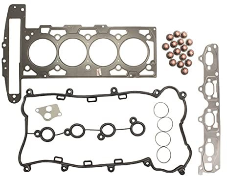 ELRING 081.500 Dichtungssatz Zylinderkopf mit Ventilschaftabdichtung für Kunststoff-Zylinderkopfhaube Kompatibel mit OPEL Astra G CC T98 1606266 71739402 93181942