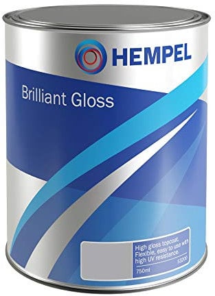 Hempel Brilliant Gloss - Town Grey - 750ml - Boat Paint Topcoat
