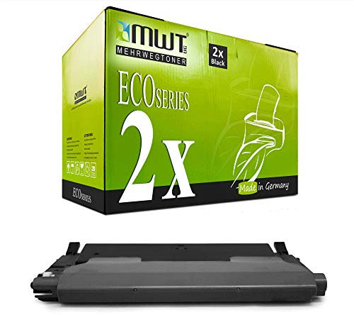 Mehrwegtoner 2X CLP 320 , 325 CLX 3180 , 3185 ersetzen Samsung Samsung Schwarze CLT-K4072S Patronen - deutsche Qualität von MWT - kein Original
