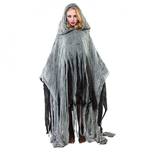 Fyasa Poncho Zombi, 170 cm, Multicolor, Large, 107403