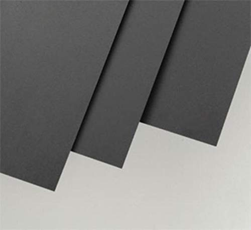 evergreen 9511 - Polystyrolplatten, Spiel, 150 x 300 x 0.25 mm, 4 Stück, schwarz
