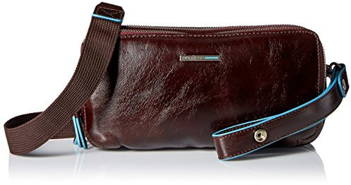 Piquadro AC2141B2 Astuccio, Collezione Blu Square, Mogano