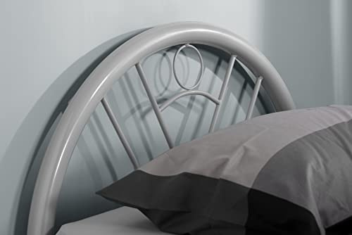Birlea Solo Bed - Metal, Silver, Single