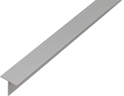 Alberts 473129 Profilé en T | aluminium, anodisé, couleur argent | 1000 x 20 x 20 mm