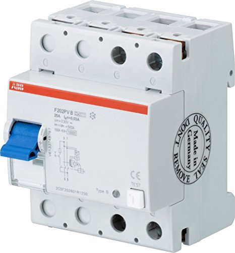 F202B+25/0,03 FI-Schutzschalter 2P,TypB+ ABB F202B+25/0,03
