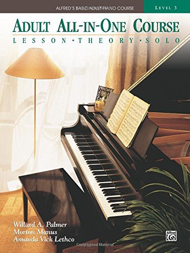 Alfred's Basic Adult All-in-One Piano Course: Level 3 (Alfred's Basic Adult Piano Course) (Edition Edition info not not) by Palmer, Willard A., Manus, Morton, Lethco, Amanda Vick [PlasticComb(1996¡ê?]