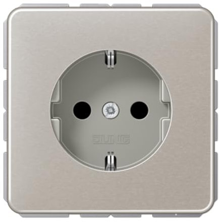 Jung 1520 KI PT Schuko Steckdose 16 A 250 V mit Berührungsschutz Serie CD Platin